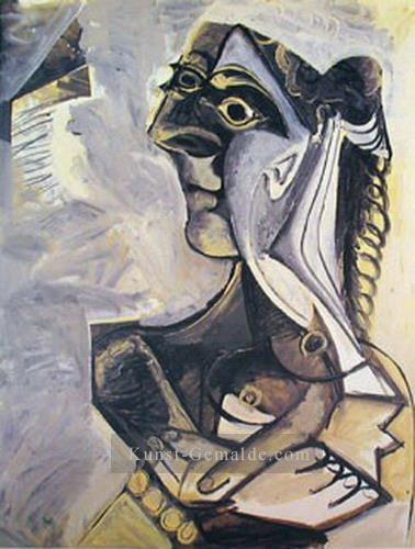 Woman Sitting 3 1971 cubist Pablo Picasso Ölgemälde
